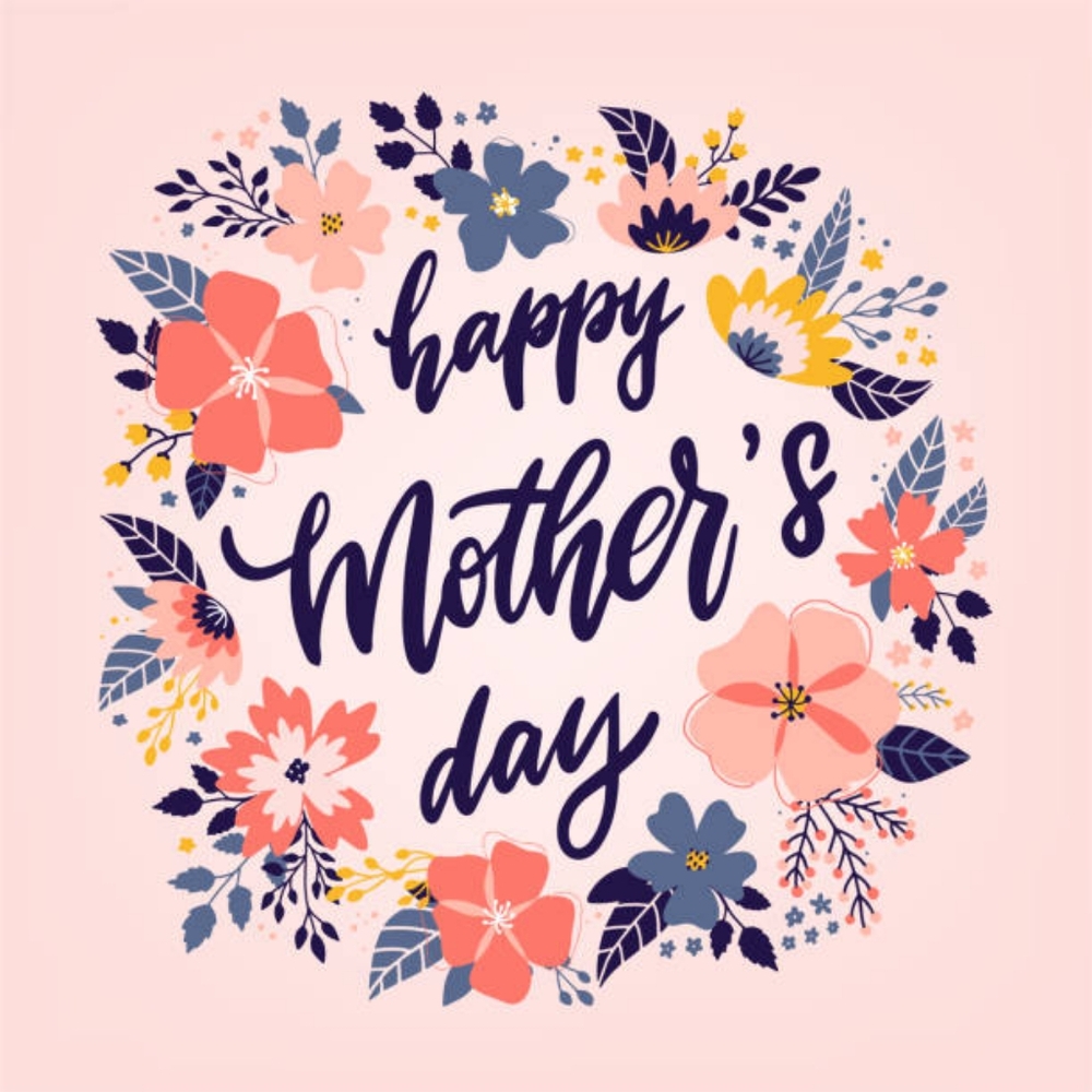Floral Happy Mother's Day Card